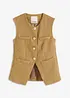 Mouwloze bouclé blazer, bonprix