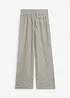 Gestreepte jersey broek in een katoenmix, bonprix