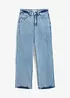 Wide leg jeans, mid waist, bonprix