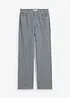 Straight jeans, high waist, gestreept, bonprix