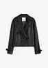 Korte trenchcoat van imitatieleer, bonprix