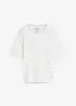 T-shirt van zwaar biologisch katoen, bonprix
