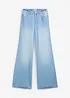 High waist jeans wide leg, bonprix