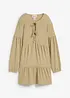 Crêpe shirtjurk, bonprix