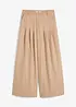 Bandplooibroek met hoge band van viscose-mix, bonprix