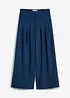 Bandplooibroek met hoge band van viscose-mix, bonprix