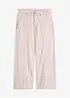 Stretch twill broek met riem, bonprix