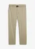 Regular fit stretch chino met riem, straight, bonprix