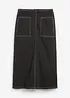 Midi spijkerrok, mid waist, bonprix