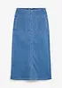 Midi spijkerrok, mid waist, bonprix