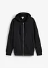 Sweatjack met capuchon van puur biologisch katoen, loose fit, bonprix