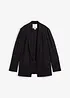 Wijde blazer in een mix van linnen en viscose, bonprix