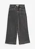 Wide Leg Jeans High Waist, cropped, bonprix