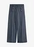 Twill broek met docoratieve knopen, bonprix