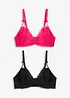 Bh met beugels (set van 2), bonprix