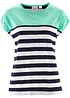 Shirt van slub garen, korte mouw, bonprix