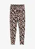High waist broek van viscose-jersey met gesmokte band, bonprix