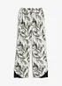 Wijde pyjamabroek met viscose, bonprix
