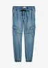 Regular fit jogging jeans met cargozakken, straight, bonprix