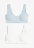 T-shirt bh zonder beugels (set van 2), bonprix