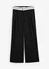 Broek met contrasterende tailleband, bonprix