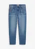 Loose fit stretch jeans van stevig denim, tapered, bonprix