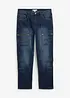 Loose fit cargo stretch jeans, straight, bonprix