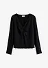 Geribd shirt met V-hals, bonprix