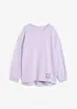 Longsleeve van katoenmix met high-low zoom, bonprix