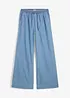 Wide leg jeans mid waist met comfortband, bonprix