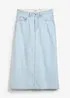 Midi spijkerrok, mid waist, bonprix