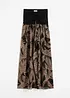 Strapless strandjurk van chiffon, bonprix