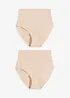 Naadloze slip, licht corrigerend ( set van 2), bonprix