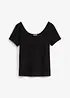 T-shirt met diepe halslijn achter, bonprix