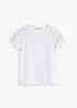 Shirt met volants op de mouwen, bonprix