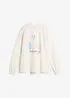 Oversized longsleeve van katoenmix, bonprix