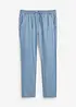 Instapjeans met linnen regular fit, straight, bonprix
