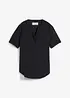Blouse met korte mouwen van een soepele viscosemix, bonprix