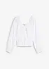 Blouse van katoen met broderie anglaise, bonprix