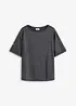 Shirt met viscose en glanzende print, bonprix