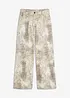 Wijde twill broek, bonprix
