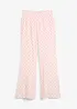 Geruite Marlene Dietrich broek van soepele viscose, bonprix