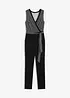 Gestreepte jersey jumpsuit, bonprix