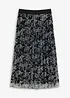 Plissé rok van jersey mesh, bonprix
