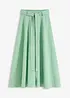 Maxi rok met satijnglans, bonprix