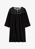 Jersey jurk met crochet-kant, bonprix