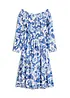Carmen jurk van gestructureerde viscose, bonprix