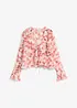 Chiffon blouse met volants, bonprix