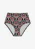 Bikinibroekje met hoge taille en normaal uitgesneden beenopeningen, bonprix