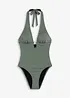 Halter badpak met glansgaren, bonprix
